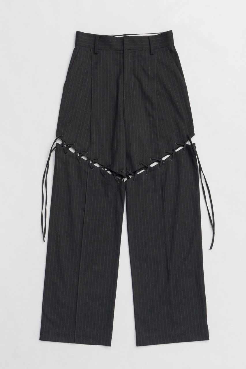 プランク プロジェクト/PRANK PROJECTの【予約販売】レースアップテーラードパンツ / Lace-Up Tailored Pants(GRY(グレー)/31251466103)