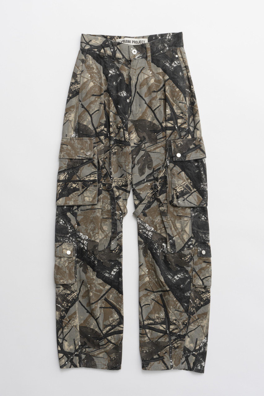 プランク プロジェクト/PRANK PROJECTの【予約販売】カモバレルレッグカーゴパンツ / Camo Barrel Leg Cargo Pants(MLT(マルチカラー)/31251466104)