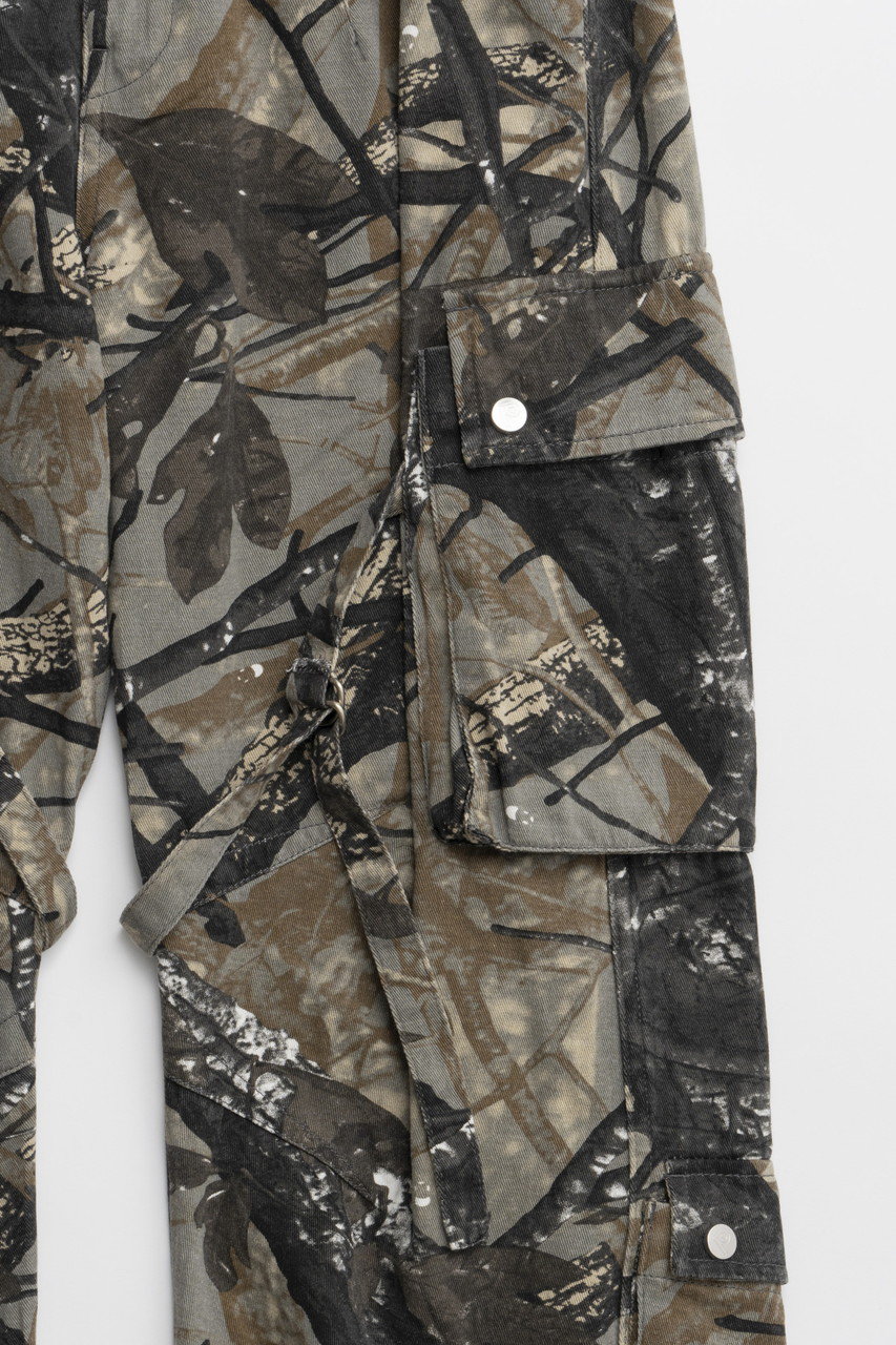 パンツ PRANKPROJECT Camo Barrel Leg Cargo Pants PRANK PROJECT(プランク プロジェクト)｜カモバレルレッグカーゴ