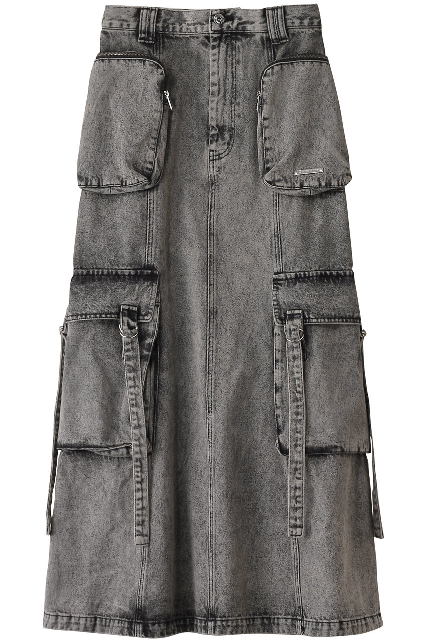 プランク プロジェクト/PRANK PROJECTの【予約販売】ポケットデニムセミフレアスカート / Pocket Denim Semi Flare Skirt(GRY(グレー)/31251515902)