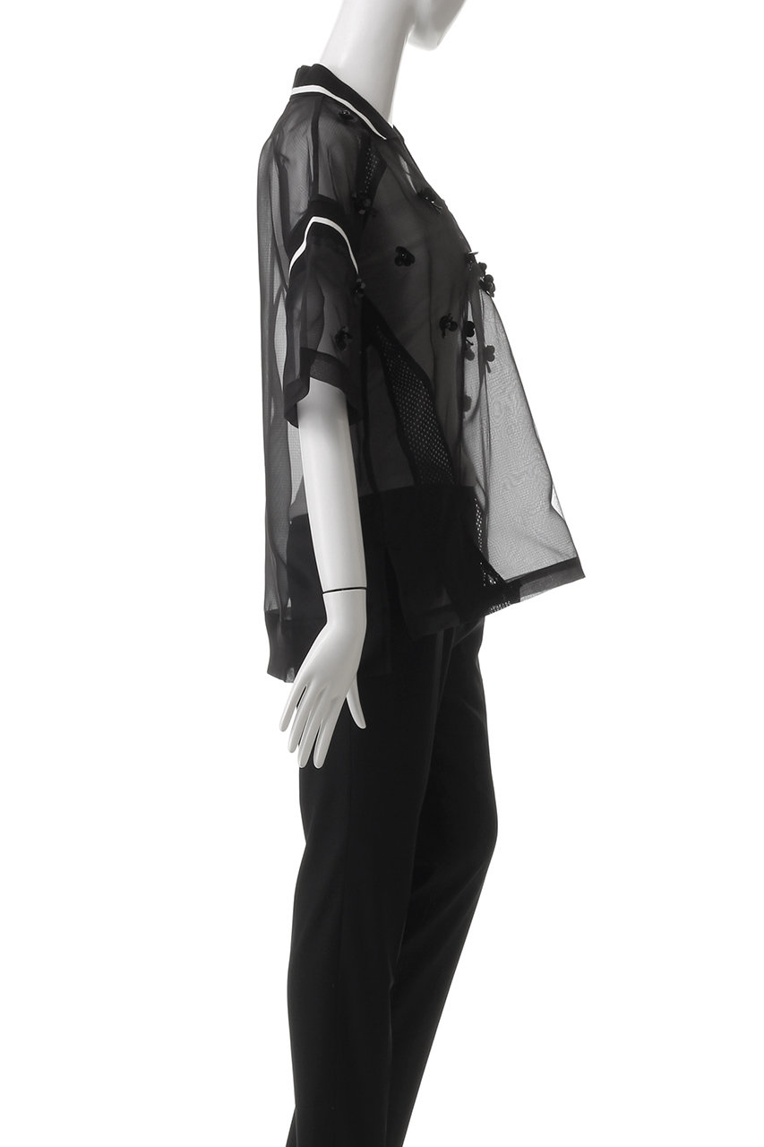 Bejeweled Uniform Topプランクプロジェクト　メゾンスペシャル PRANK PROJECT(プランク プロジェクト)｜ビジューユニフォームトップス