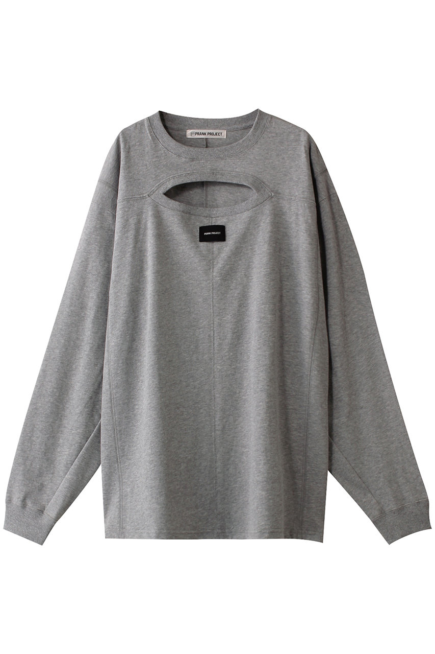 PRANK PROJECT ダブルネックオーバーTEE / Double Neck Over Tee (GRY(グレー), FREE) プランク プロジェクト ELLE SHOP PRANK PROJECT ダブルネックオーバーTEE / Double Neck Over Tee (GRY(グレー), FREE) プランク プロジェクト ELLE SHOP