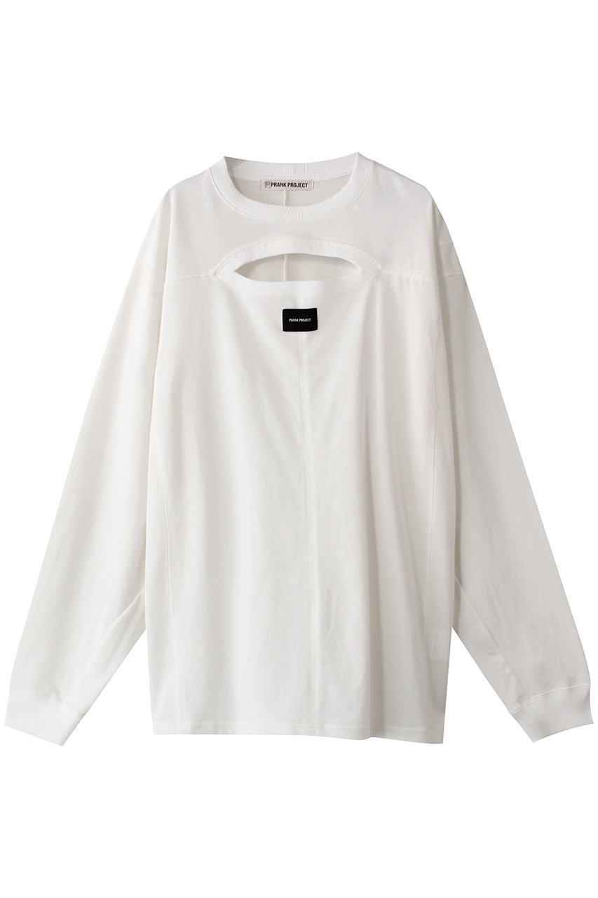 PRANK PROJECT ダブルネックオーバーTEE / Double Neck Over Tee (WHT(ホワイト), FREE) プランク プロジェクト ELLE SHOP PRANK PROJECT ダブルネックオーバーTEE / Double Neck Over Tee (WHT(ホワイト), FREE) プランク プロジェクト ELLE SHOP