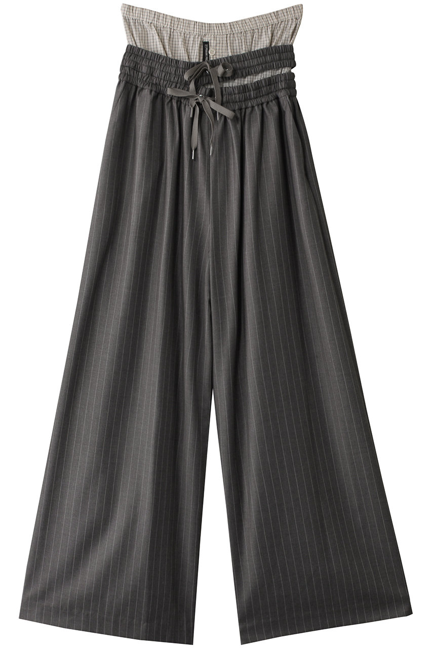 PRANK PROJECT レイヤードスラックス / Layered Slacks (GRY(グレー), 38) プランク プロジェクト ELLE SHOP