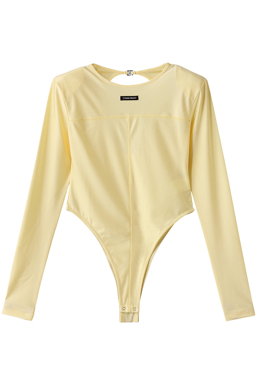 PRANK PROJECT グロッシースキューバボディスーツ / Glossy Scuba Bodysuit (L.YEL(ライトイエロー), FREE) プランク プロジェクト ELLE SHOP PRANK PROJECT グロッシースキューバボディスーツ / Glossy Scuba Bodysuit (L.YEL(ライトイエロー), FREE) プランク プロジェクト ELLE SHOP