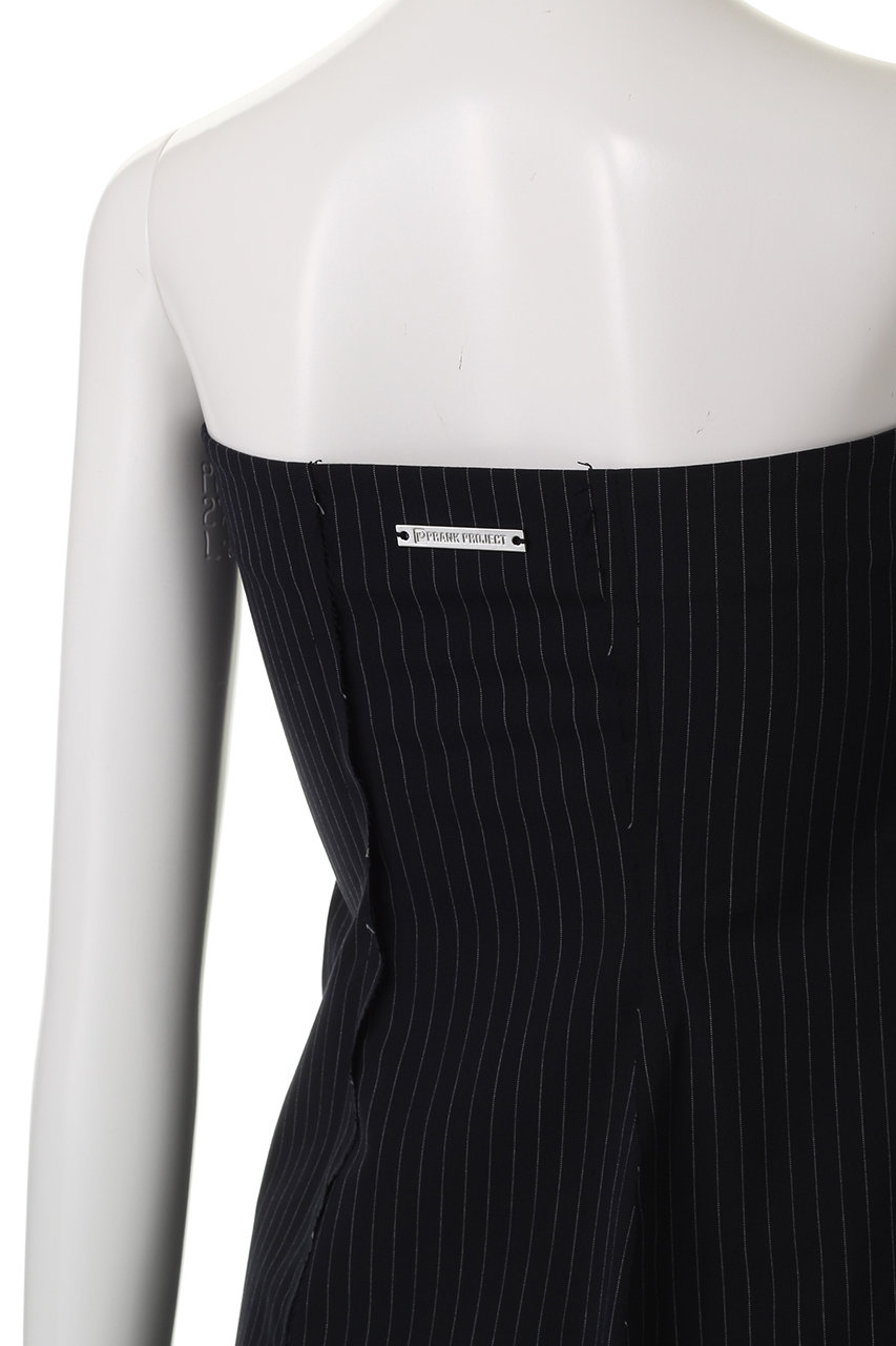 PRANK PROJECT 新品未使用レースベアトップス アシメドレーピングベアトップ / Asymmetrical Draping Bare Top