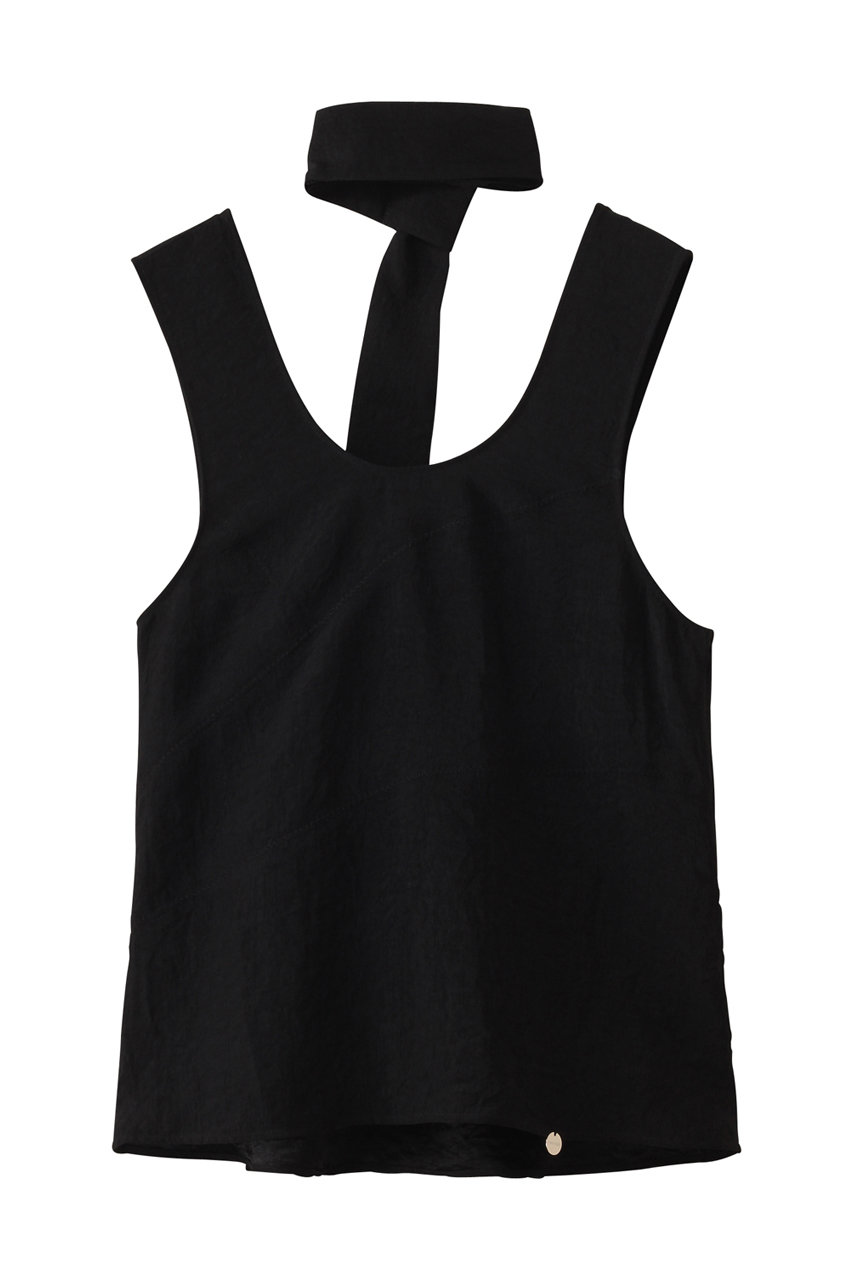 PRANK PROJECT スカーフサテンタンク / Scarf Satin Tank (BLK(ブラック), FREE) プランク プロジェクト ELLE SHOP PRANK PROJECT スカーフサテンタンク / Scarf Satin Tank (BLK(ブラック), FREE) プランク プロジェクト ELLE SHOP