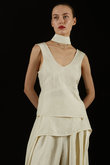 スカーフサテンタンク / Scarf Satin Tank