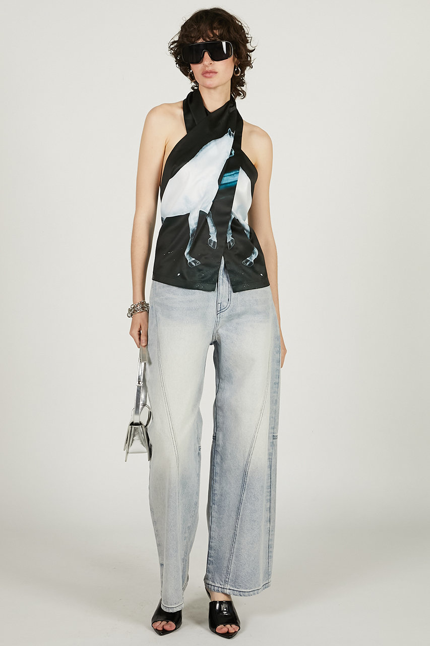 PRANK PROJECT ホースプリントクロスホルタートップ PRANK PROJECT(プランク プロジェクト)｜ホースプリントクロスホルター