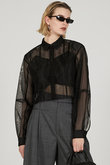 ビスチェレイヤードメッシュシャツ / Bustier Layered Mesh Shirt