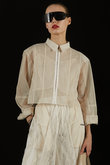 ビスチェレイヤードメッシュシャツ / Bustier Layered Mesh Shirt