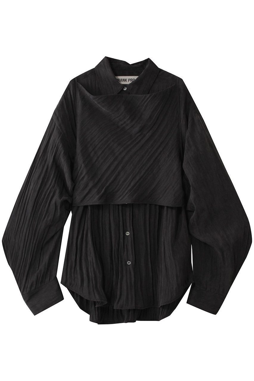 PRANK PROJECT サテンシャツ&キャミ / Satin Shirt & Cami (BLK(ブラック), FREE) プランク プロジェクト ELLE SHOP PRANK PROJECT サテンシャツ&キャミ / Satin Shirt & Cami (BLK(ブラック), FREE) プランク プロジェクト ELLE SHOP