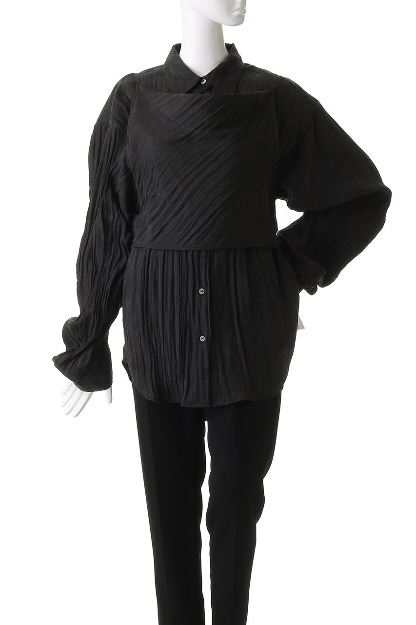 PRANK PROJECT ハーフスリーブサテンオーバーシャツ ハーフスリーブサテンオーバーシャツ / Half Sleeve Satin Over