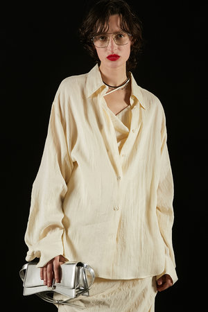 プランク プロジェクト/PRANK PROJECTのサテンシャツ＆キャミ / Satin Shirt & Cami(110100/110101)