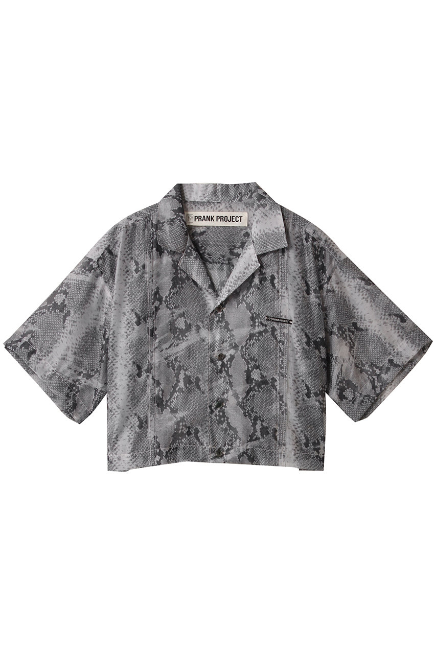 PRANK PROJECT パイソンプリントシアーシャツ / Python Print Sheer Shirt (MLT(マルチカラー), FREE) プランク プロジェクト ELLE SHOP PRANK PROJECT パイソンプリントシアーシャツ / Python Print Sheer Shirt (MLT(マルチカラー), FREE) プランク プロジェクト ELLE SHOP