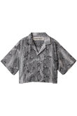 パイソンプリントシアーシャツ / Python Print Sheer Shirt
