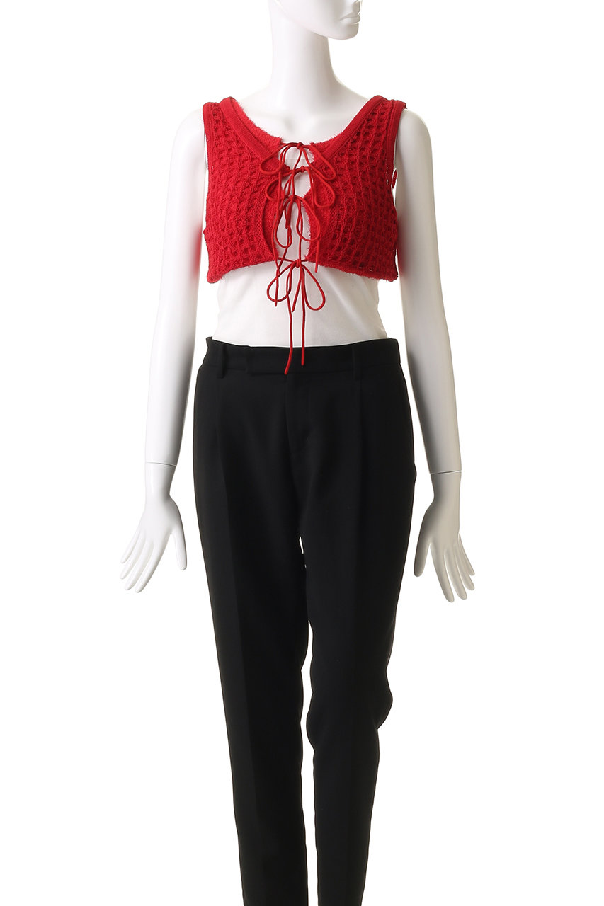 プランクプロジェクト　Henley Boucle Knit Tank PRANK PROJECT(プランク プロジェクト)｜コイルメッシュコンビ