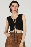 2WAYレースアップベスト / 2WAY Lace-up Vest