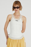 シルクテレコ2WAYタンクトップ / Silk Teleco 2WAY Tank Top