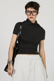 カウルネックトップ / Cowl Neck Top