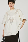 Ｖカットレースロゴトップ / V Cut Lace Logo Top