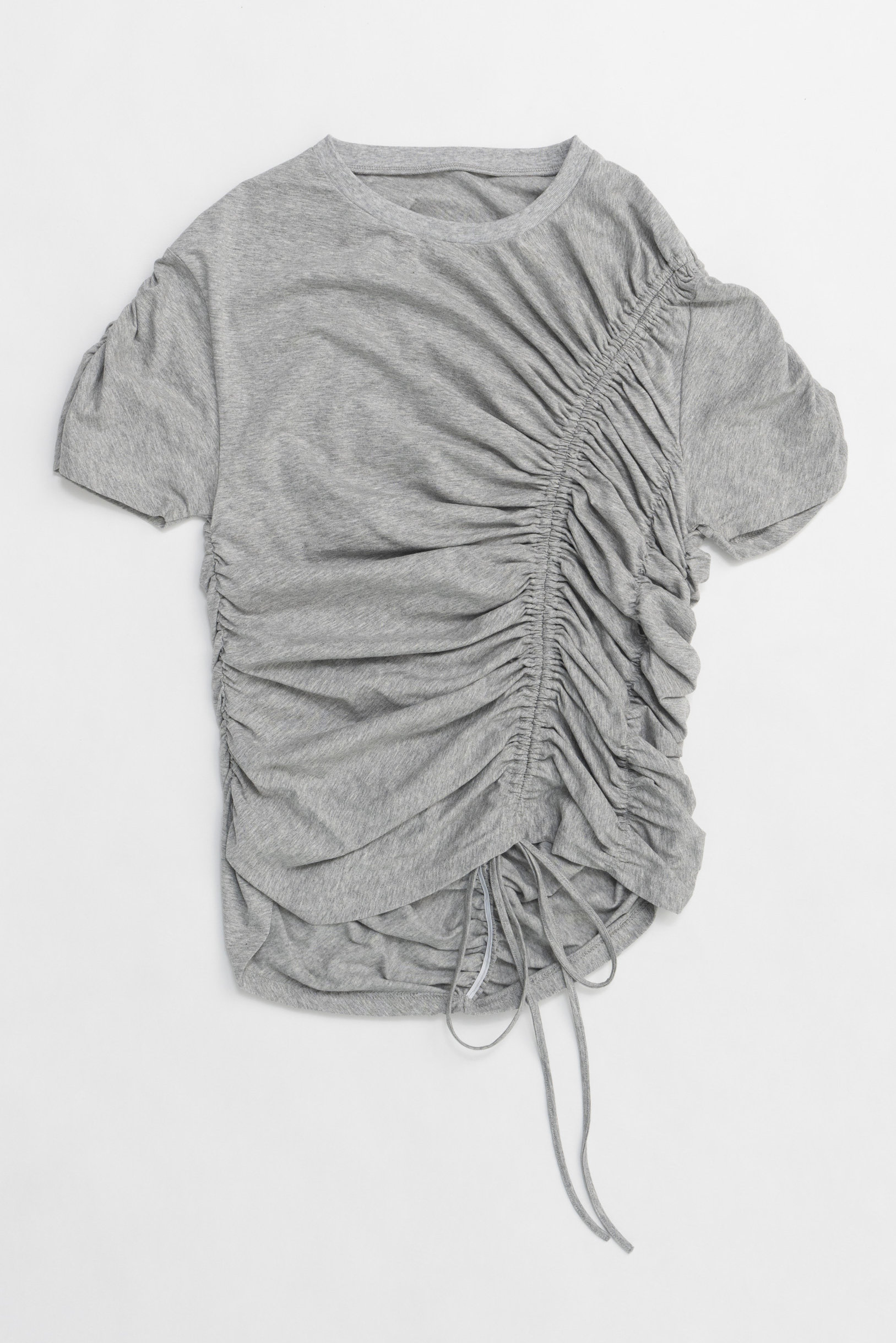 PRANK PROJECT ドロストシャーリングTシャツ / Drost Shirring Tee (GRY(グレー), FREE) プランク プロジェクト ELLE SHOP PRANK PROJECT ドロストシャーリングTシャツ / Drost Shirring Tee (GRY(グレー), FREE) プランク プロジェクト ELLE SHOP