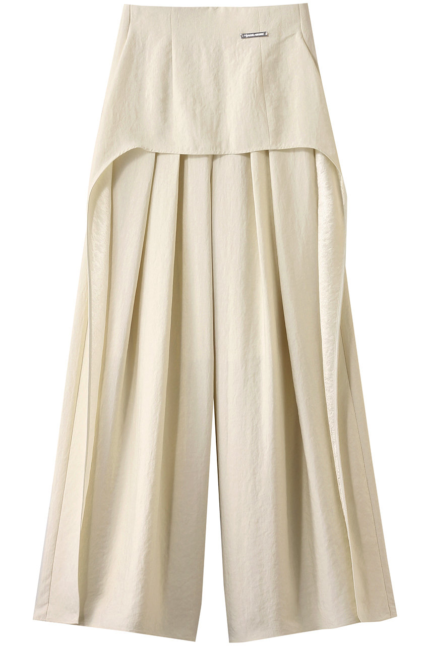 PRANK PROJECT レイヤードサテンボリュームパンツ / Layered Satin Volume Pants (IVR(アイボリー), 38) プランク プロジェクト ELLE SHOP PRANK PROJECT レイヤードサテンボリュームパンツ / Layered Satin Volume Pants (IVR(アイボリー), 38) プランク プロジェクト ELLE SHOP