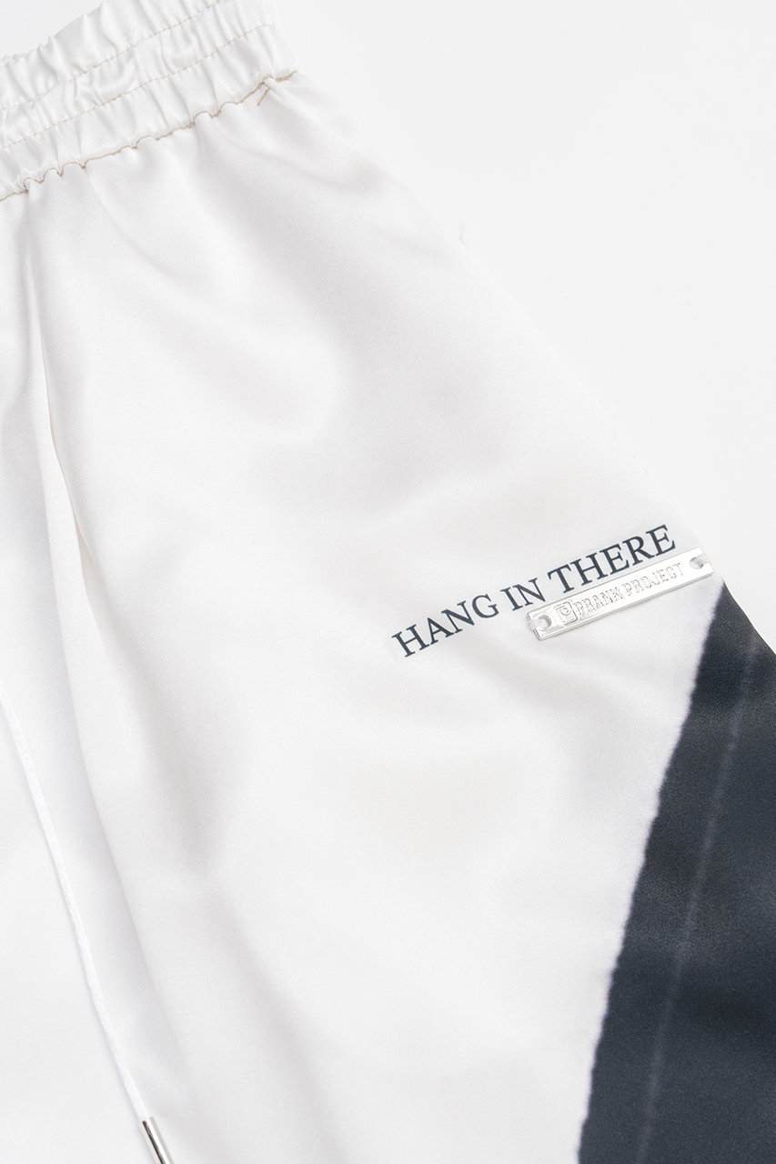 モノグラムプリントワッシャーパンツ/Monogram Printed Washed