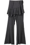 アウトシームラップレイヤードパンツ / Multiway Layered Knit Pants プランク プロジェクト/PRANK PROJECT C.GRY(チャコールグレー)