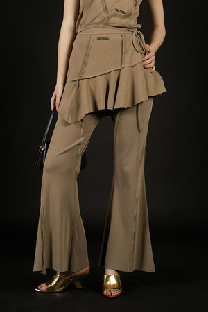 プランク プロジェクト/PRANK PROJECTのアウトシームラップレイヤードパンツ / Multiway Layered Knit Pants(110600/110601)