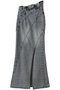 スカルプテッドデニムマキシスカート / Sculpted Denim Maxi Skirt プランク プロジェクト/PRANK PROJECT BLU(ブルー)