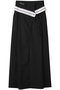 ディープタックスーチングスカート / Deep Tuck Suiting Skirt プランク プロジェクト/PRANK PROJECT BLK(ブラック)