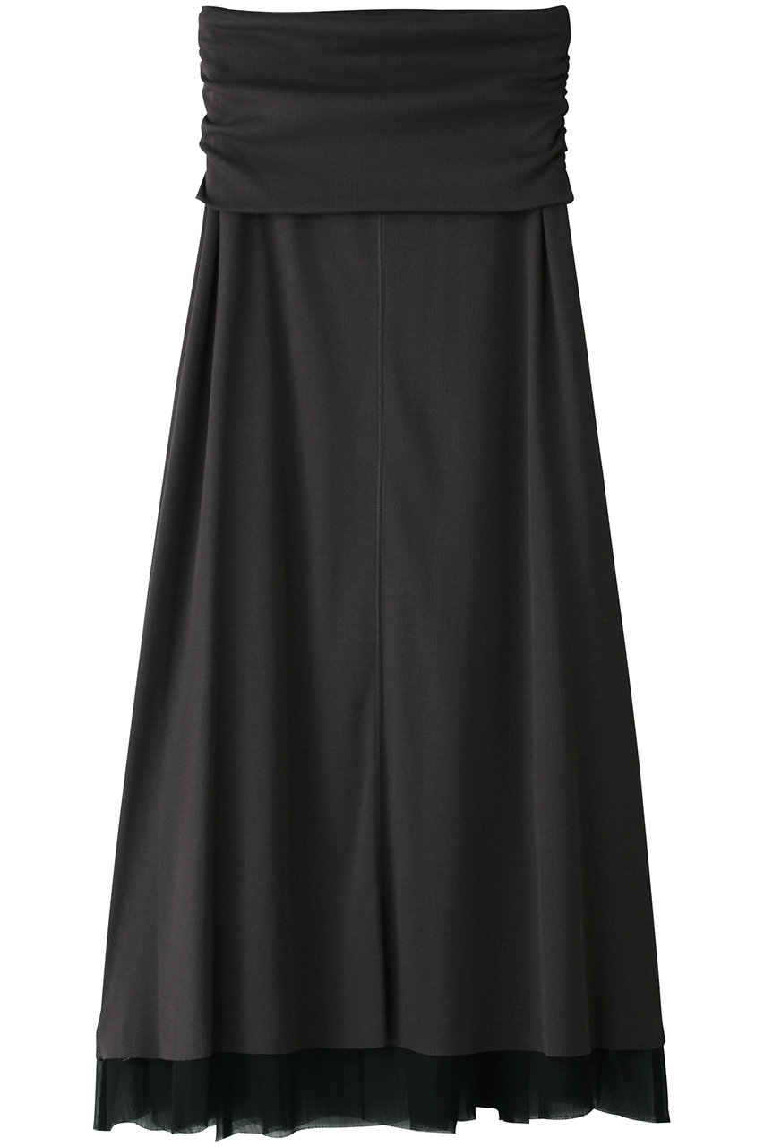 PRANK PROJECT 4WAYリブマキシスカート / 4way Ribbed Maxi Skirt (BLK(ブラック), 36) プランク プロジェクト ELLE SHOP PRANK PROJECT 4WAYリブマキシスカート / 4way Ribbed Maxi Skirt (BLK(ブラック), 36) プランク プロジェクト ELLE SHOP