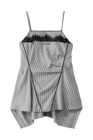 アシメランジェリーキャミチュニック / Asymmetrical Lingerie Ccami Tunic