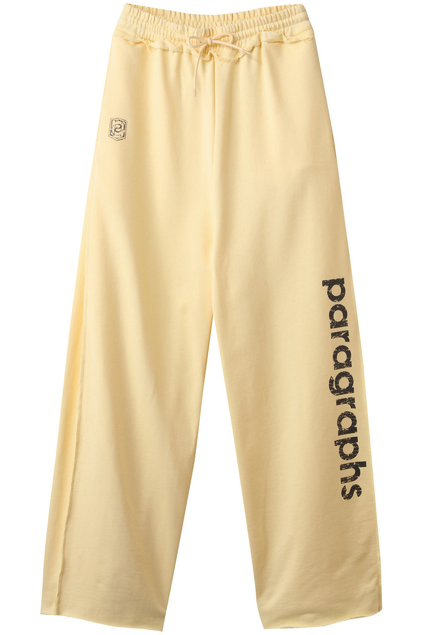 PRANK PROJECT Paragraphsロゴスウェットパンツ / Paragraphs Logo Sweatpants (L.YEL(ライトイエロー), 36) プランク プロジェクト ELLE SHOP PRANK PROJECT Paragraphsロゴスウェットパンツ / Paragraphs Logo Sweatpants (L.YEL(ライトイエロー), 36) プランク プロジェクト ELLE SHOP