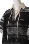 レースラグビーシャツ / Lace Rugby Shirt プランク プロジェクト/PRANK PROJECT