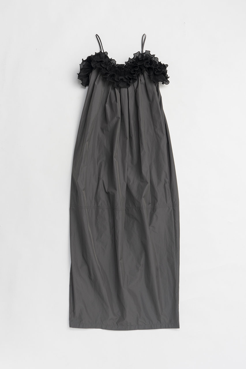PRANK PROJECT ラッフルバルーンドレス / Ruffle Balloon Dress (GRY(グレー), 36) プランク プロジェクト ELLE SHOP PRANK PROJECT ラッフルバルーンドレス / Ruffle Balloon Dress (GRY(グレー), 36) プランク プロジェクト ELLE SHOP