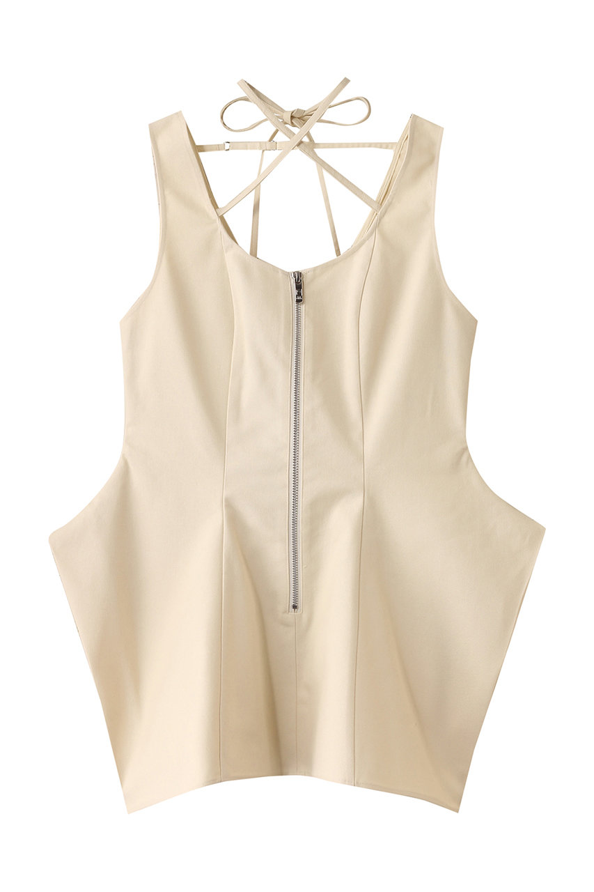 PRANK PROJECT ストレッチダブルサテンスクエアヘムトップ / Stretch Double Satin Square Hem Top (O.WHT(オフホワイト), FREE) プランク プロジェクト ELLE SHOP PRANK PROJECT ストレッチダブルサテンスクエアヘムトップ / Stretch Double Satin Square Hem Top (O.WHT(オフホワイト), FREE) プランク プロジェクト ELLE SHOP