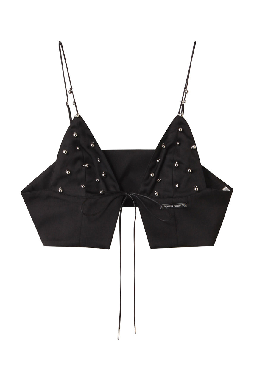 PRANK PROJECT メタルパーツブラ / Metal Part Bra (BLK(ブラック), FREE) プランク プロジェクト ELLE SHOP PRANK PROJECT メタルパーツブラ / Metal Part Bra (BLK(ブラック), FREE) プランク プロジェクト ELLE SHOP