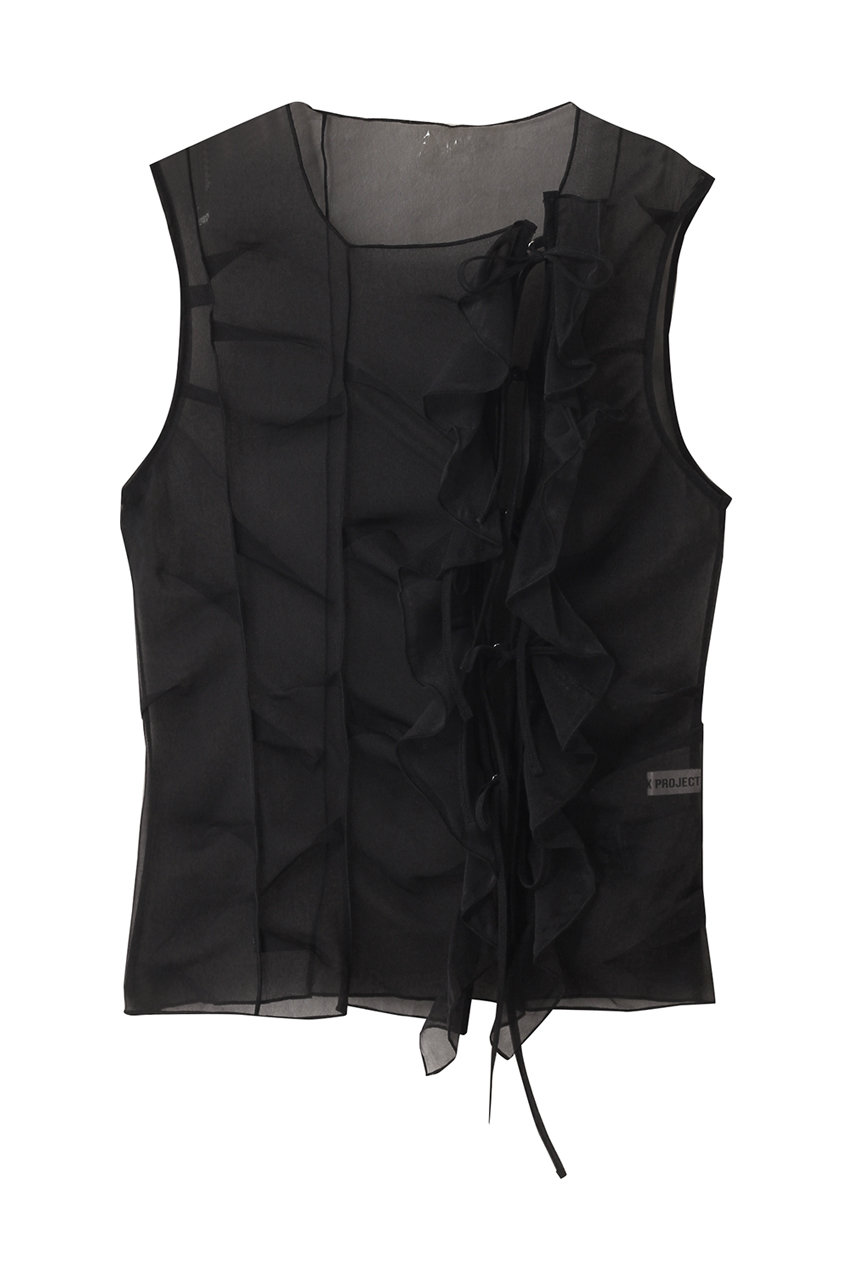 プランク プロジェクト/PRANK PROJECTのランダムタックシアータンク / Random Tuck Shear Tank(BLK(ブラック)/31251315621)