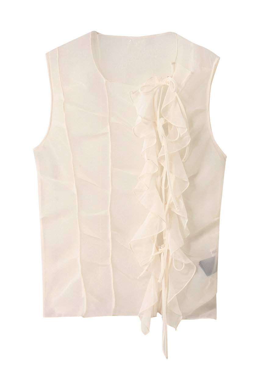 プランク プロジェクト/PRANK PROJECTのランダムタックシアータンク / Random Tuck Shear Tank(WHT(ホワイト)/31251315621)