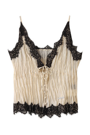 プランク プロジェクト/PRANK PROJECTのワッシャーレースキャミトップス / Washer Lace Cami Tops(110400/110401)