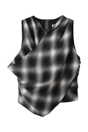 プランク プロジェクト/PRANK PROJECTのドレープフロントトップ / Draped Front Top(110400/110402)