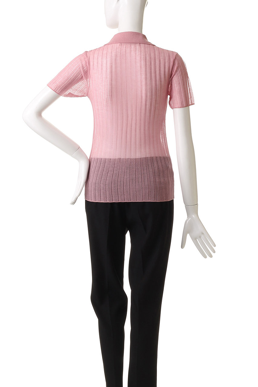 トップス PRANK PROJECT Ribbed Knit Polo Shirt Ribbed Knit Polo Shirt