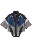 ハーフスリーブメッシュトラックブルゾン / Half Sleeve Mesh Track Jacket