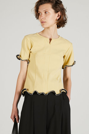 プランク プロジェクト/PRANK PROJECTのチェーンヘムトップ / Chain Hem Top(110100/110102)