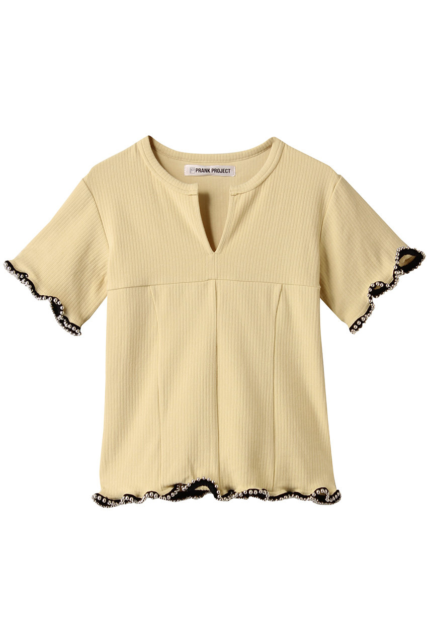 プランク プロジェクト/PRANK PROJECTのチェーンヘムトップ / Chain Hem Top(YEL(イエロー)/31251415117)