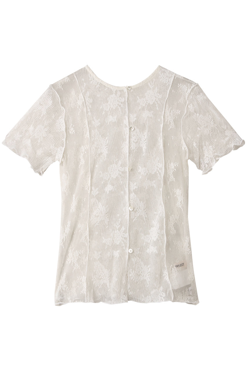 PRANK PROJECT 2WAYレースシアートップ / 2Way Lace Sheer Top (WHT(ホワイト), FREE) プランク プロジェクト ELLE SHOP PRANK PROJECT 2WAYレースシアートップ / 2Way Lace Sheer Top (WHT(ホワイト), FREE) プランク プロジェクト ELLE SHOP