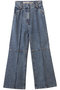 スーパーハイウエストバッグヘムファスナーデニム / Super High Waist Back Hem Zipper Denim プランク プロジェクト/PRANK PROJECT BLU(ブルー)