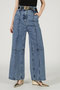スーパーハイウエストバッグヘムファスナーデニム / Super High Waist Back Hem Zipper Denim プランク プロジェクト/PRANK PROJECT